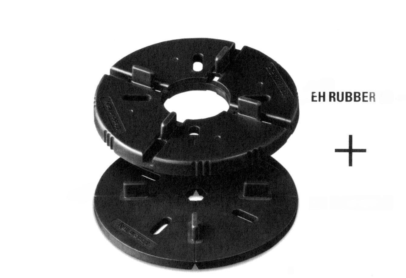 Eterno Ivica EH Rubber 6 Stelzlager 6 mm feste Höhe