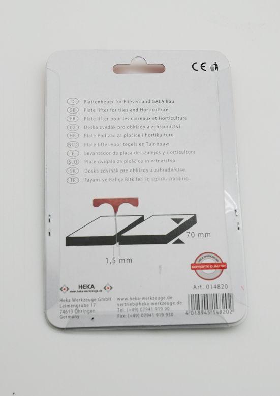 Plattenheber Kompakt für Plattenhöhen bis 70 mm